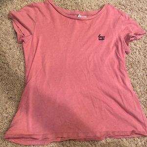 pink baby tee